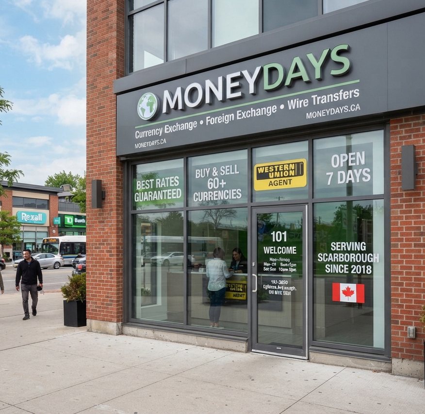 Money Days storefront in Scarborough